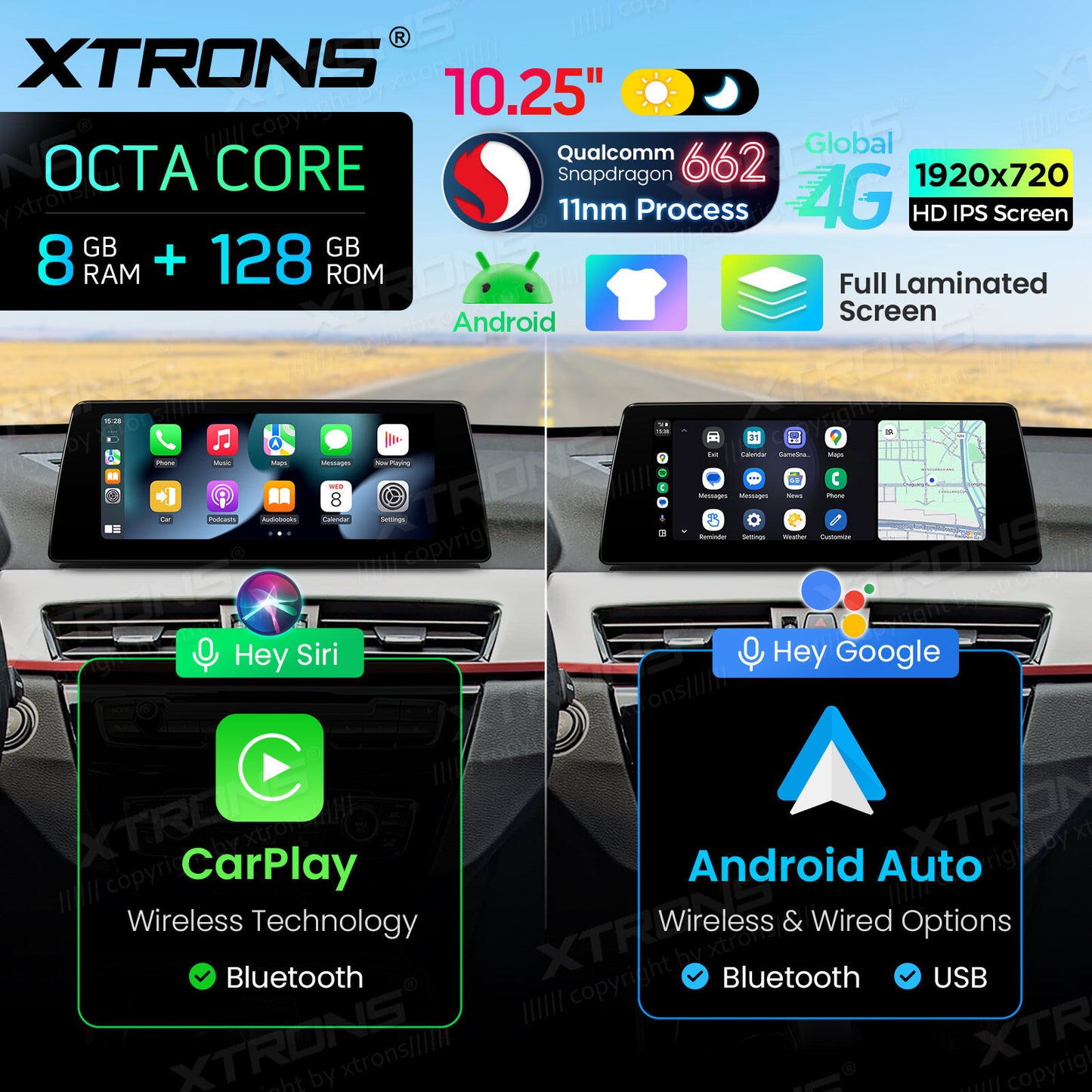 BMW X1 X2 F48 F49 F39 2016-2020 NBT 10,25" Qualcomm 668/680 Wireless CarPlay Android Auto Multimedia HD 1920*720 QLED Dual BT 4G LTE  QBBH14NB12X1N
