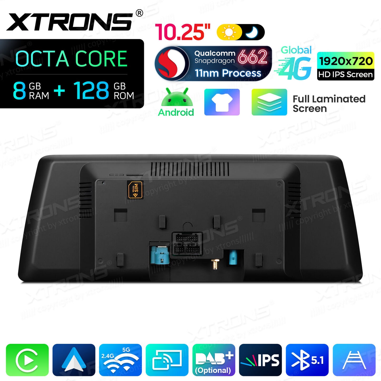 BMW X5 F15/X6 F16  NBT  Sistema operativo Android e OEM | Qualcomm 662 | Octa Core | 8 GB di RAM e 128 GB di ROM | Carpla Android auto wireless QBBH14NB12X5N