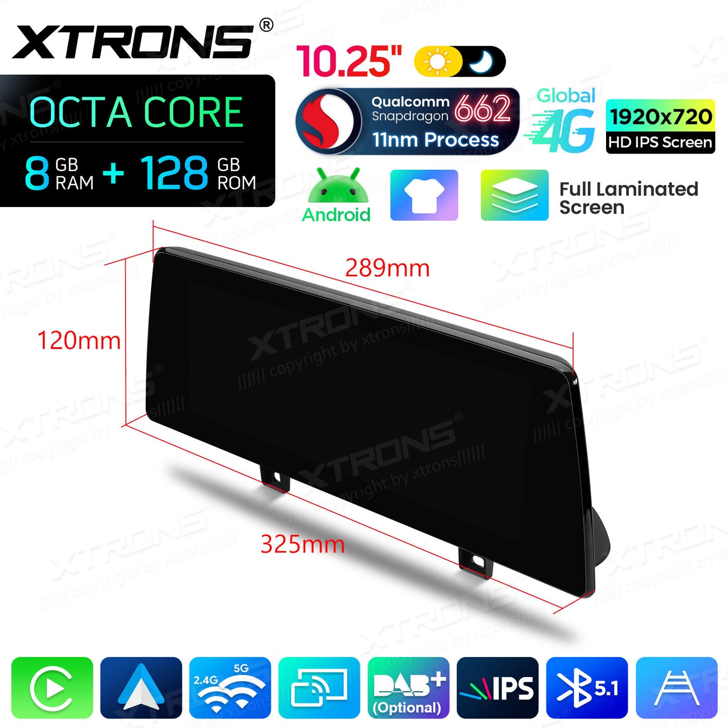 BMW X5 F15/X6 F16  NBT  Sistema operativo Android e OEM | Qualcomm 662 | Octa Core | 8 GB di RAM e 128 GB di ROM | Carpla Android auto wireless QBBH14NB12X5N