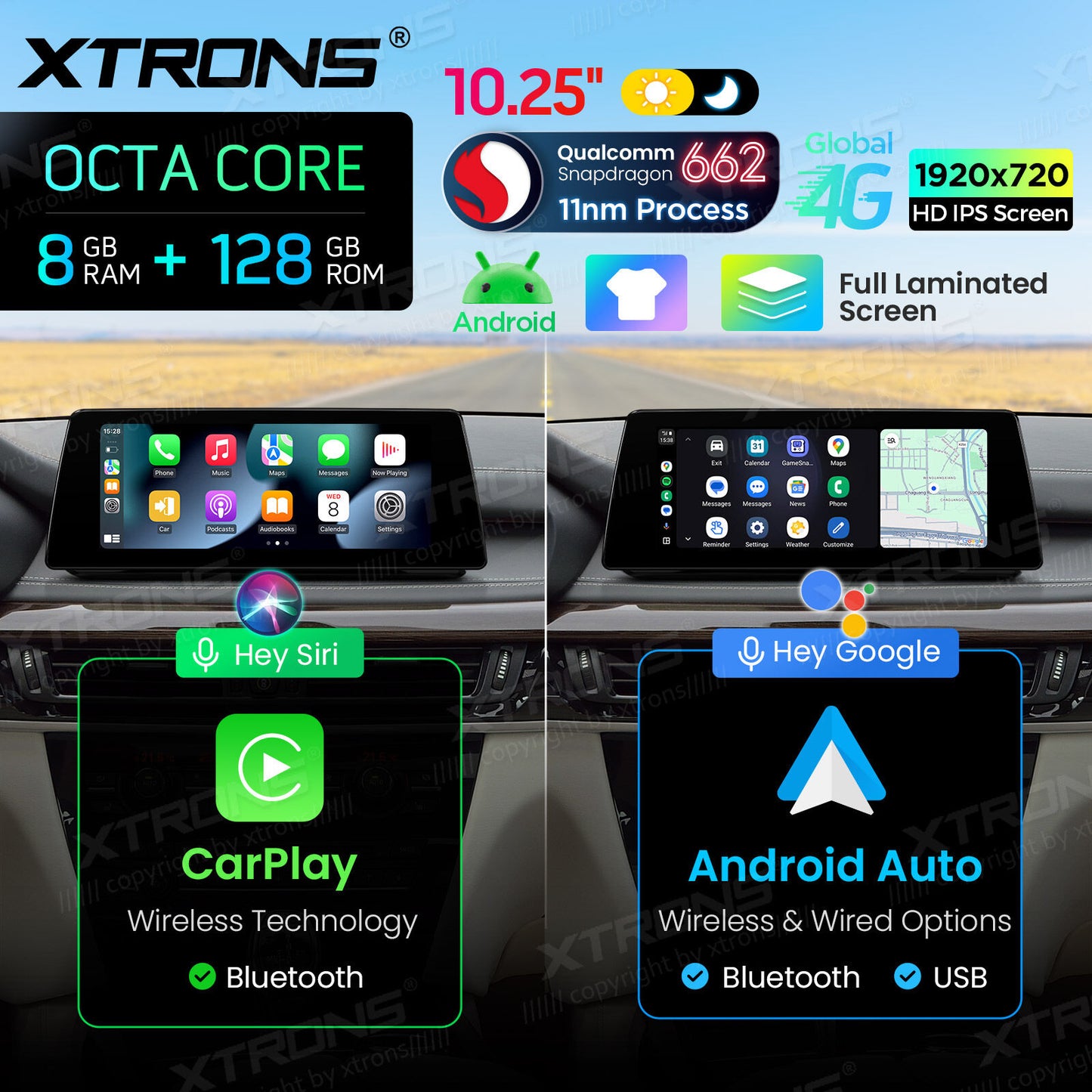 BMW X5 F15/X6 F16  NBT  Sistema operativo Android e OEM | Qualcomm 662 | Octa Core | 8 GB di RAM e 128 GB di ROM | Carpla Android auto wireless QBBH14NB12X5N