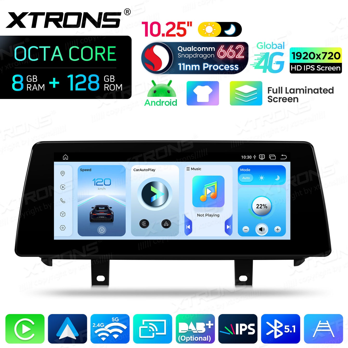 BMW X5 F15/X6 F16  NBT  Sistema operativo Android e OEM | Qualcomm 662 | Octa Core | 8 GB di RAM e 128 GB di ROM | Carpla Android auto wireless QBBH14NB12X5N