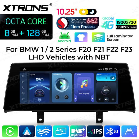 BMW 1/2 Series F20/F21/F22/F23 LHD RHD NBT System 12.25" Android 14 Octa Core Car Multimedia Player Built-in DSP CarPlay AA 4G -QBBH14NB1NEL
