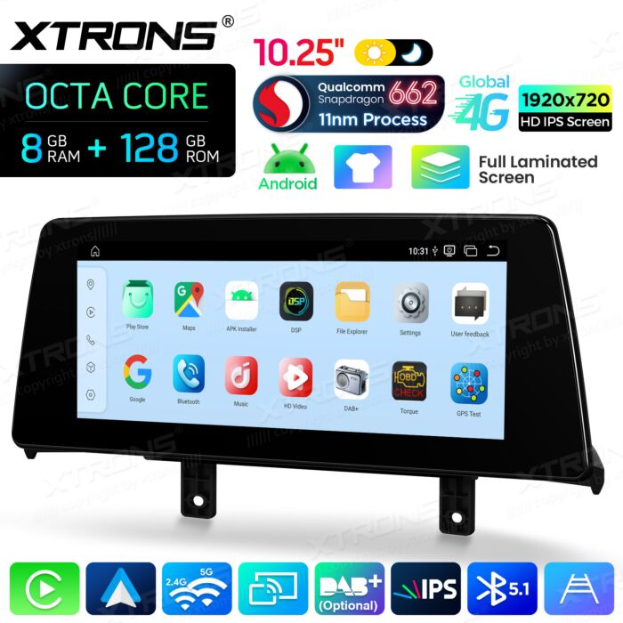 BMW 1/2 Series F20/F21/F22/F23 LHD RHD NBT System 12.25" Android 14 Octa Core Car Multimedia Player Built-in DSP CarPlay AA 4G -QBBH14NB1NEL