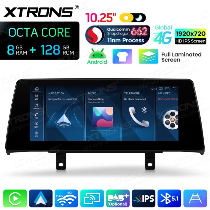 BMW 1/2 Series F20/F21/F22/F23 LHD RHD NBT System 12.25" Android 14 Octa Core Car Multimedia Player Built-in DSP CarPlay AA 4G -QBBH14NB1NEL