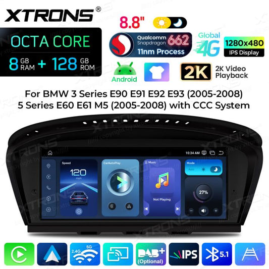 BMW | Serie 3 / 5 | Sistema operativo Android e OEM | Qualcomm 662 | Octa Core | 8 GB di RAM e 128 GB di ROM | QBBH8460CC