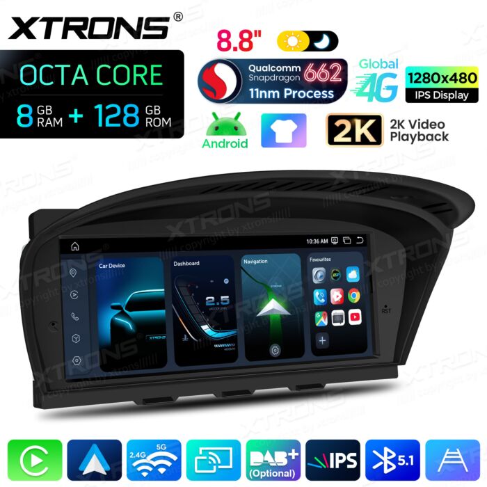 BMW | Serie 3 / 5 | Sistema operativo Android e OEM | Qualcomm 662 | Octa Core | 8 GB di RAM e 128 GB di ROM | QBBH8460CC