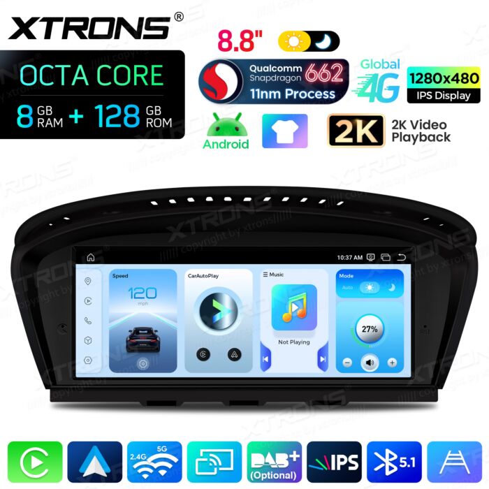 BMW | Serie 3 / 5 | Sistema operativo Android e OEM | Qualcomm 662 | Octa Core | 8 GB di RAM e 128 GB di ROM | QBBH8460CC