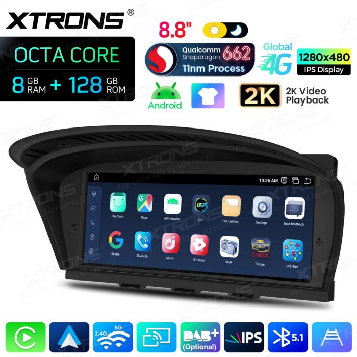 BMW | Serie 3 / 5 | Sistema operativo Android e OEM | Qualcomm 662 | Octa Core | 8 GB di RAM e 128 GB di ROM | QBBH8460CI