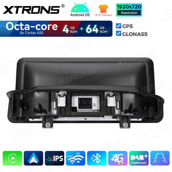 BMW E90/E91/E92/E93 senza monitor di serie  Octacore 4/64 GB 10.25'' Android OS 4G carplay android auto wireless QDB1090UNR