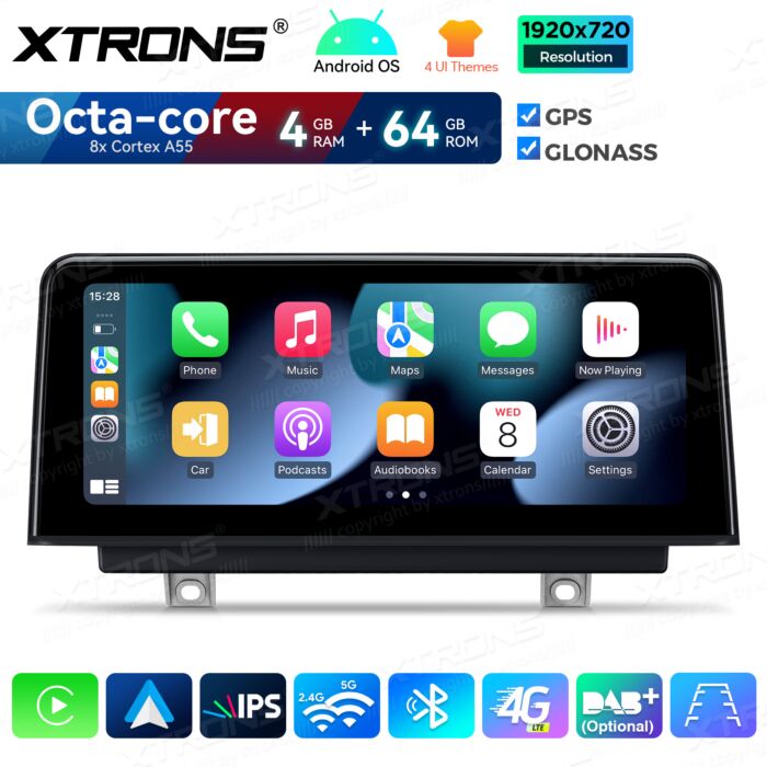 BMW 1/2 Series F20/F21/F22/F23 LHD RHD NBT System 10.25" Android 14 Octa Core Car Multimedia Player Built-in DSP CarPlay AA 4G -QDB10NBNEL