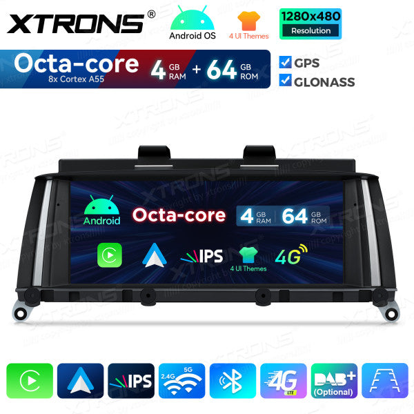 BMW X3 F25 CIC / NBT (2011-2016) Android 14 8,8"  Carplay Android auto / Octa Core / 4 GB di RAM e 64 GB di ROM  QDB80X3CI