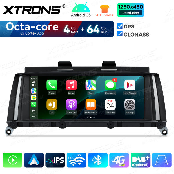 BMW X3 F25 CIC / NBT (2011-2016) Android 14 8,8"  Carplay Android auto / Octa Core / 4 GB di RAM e 64 GB di ROM  QDB80X3CI