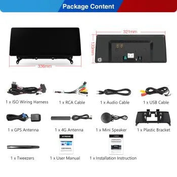 BMW X3/X4  F25-F26 CIC/NBT/EVO (2011-2018) Carplay android auto / Android  OEM / Qualcomm 680 / Octa Core / 8 GB di RAM e 128 GB di ROM / QGB23CIB12X3