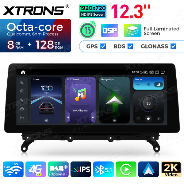 BMW X3/X4  F25-F26 CIC/NBT/EVO (2011-2018) Carplay android auto / Android  OEM / Qualcomm 680 / Octa Core / 8 GB di RAM e 128 GB di ROM / QGB23CIB12X3