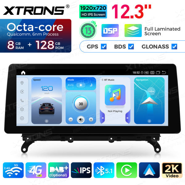 BMW X3/X4  F25-F26 CIC/NBT/EVO (2011-2018) Carplay android auto / Android  OEM / Qualcomm 680 / Octa Core / 8 GB di RAM e 128 GB di ROM / QGB23CIB12X3
