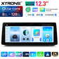 BMW | Serie 5 | Schermo 2K da 12,3″ | Sistema operativo Android e OEM | Qualcomm 680 | Octa Core | 8 GB di RAM e 128 GB di ROM | QGB24CCB12E60