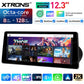 BMW | Serie 3 | Schermo 2K da 12,3″ | Sistema operativo Android e OEM | Qualcomm 680 | Octa Core | 8 GB di RAM e 128 GB di ROM | QGB24CCB12E92