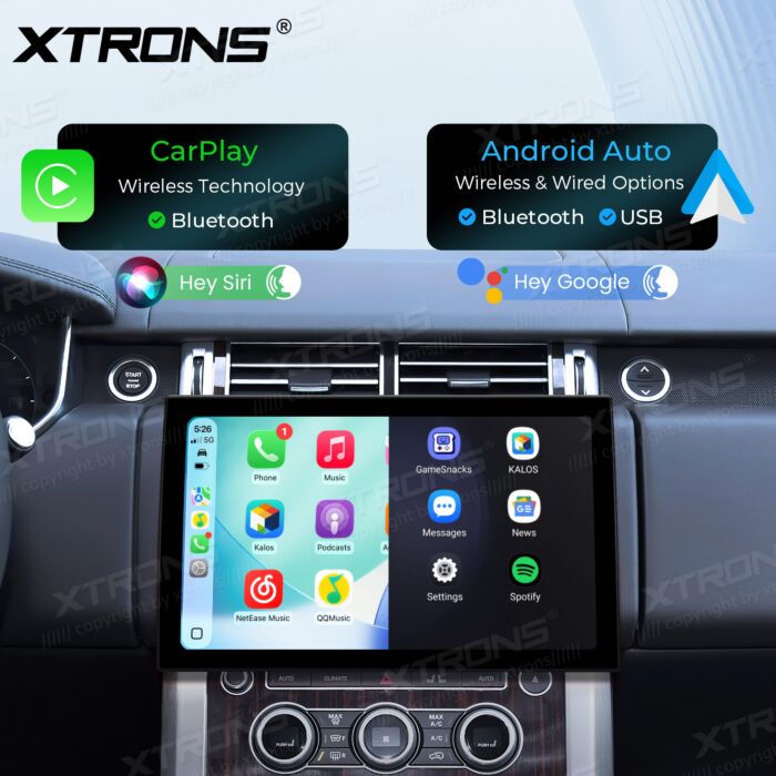 Range Rover/ Range Rover Sport L405/L494 con sistema Bosch da 13,3 pollici 8+128GB Octa Core Qualcomm - Carplay e Android Auto Wireless  QIRH33RRVSB