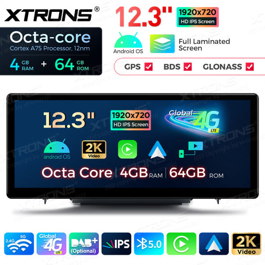Audi A3 S3 RS3 2013-2018 MIB  Android 13 Octa Core 4+64 GB  12,3"  Carplay Android Auto wireless QLA23A3