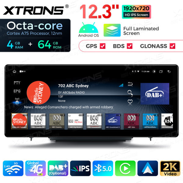 Audi A3 S3 RS3 2013-2018 MIB  Android 13 Octa Core 4+64 GB  12,3"  Carplay Android Auto wireless QLA23A3