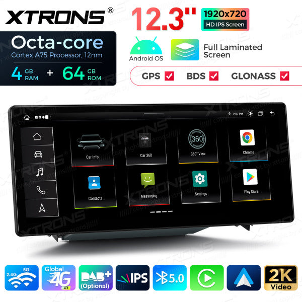 Audi A3 S3 RS3 2013-2018 MIB  Android 13 Octa Core 4+64 GB  12,3"  Carplay Android Auto wireless QLA23A3
