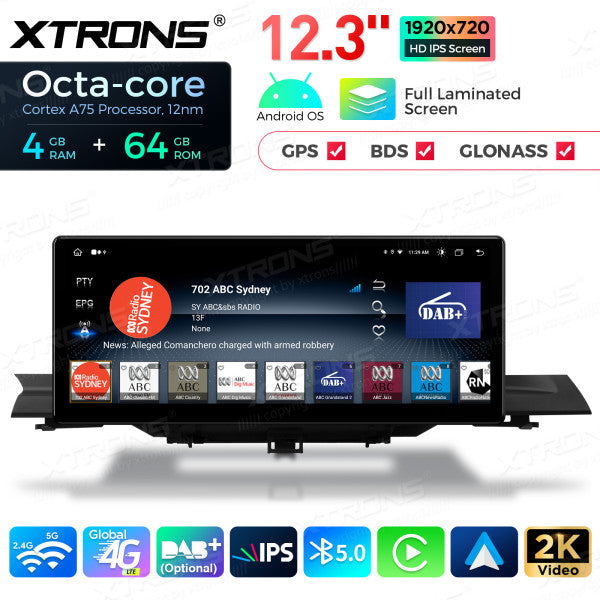 Audi A4 S4 RS4 A5 S5 RS5 MIB 2016-2020 Android 13  4/64 GB Octa Core  12,3" Carplay Android auto wireless USB GPS QLA23A4NL