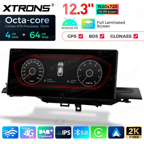 Audi A4 S4 RS4 A5 S5 RS5 MIB 2016-2020 Android 13  4/64 GB Octa Core  12,3" Carplay Android auto wireless USB GPS QLA23A4NL