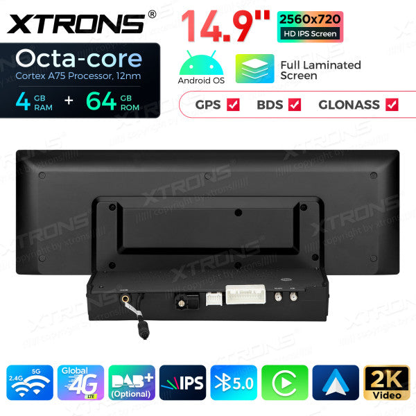 Audi A6 A7 RS6 RS7 S6 C7 S7 (2012-2018)con sistema MMI 3G / 3G+ / Android 14 Octa Core da 14,9 pollici 4+64 GB 4G LTE con schermo IPS 2K  carplay android auto QLA42A6L