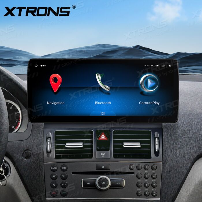 Autoradio Android da 12,3" per Mercedes-Benz classe C | Apple CarPlay e Android Auto | QLM2240M12C40