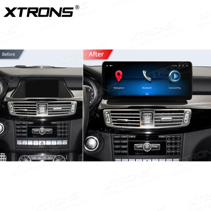 Autoradio Android da 12,3" per vari modelli Mercedes-Benz | Apple CarPlay e Android Auto | QLM2240M12CLS