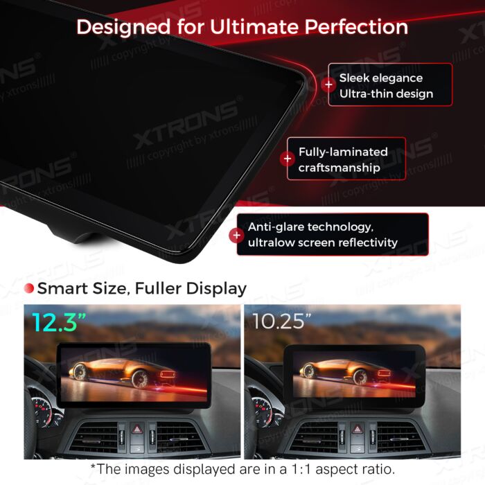 Autoradio Android da 10,25" per Mercedes-Benz Classe E | Apple CarPlay e Android Auto | QLM2240M12ECL