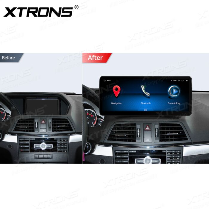 Autoradio Android da 10,25" per Mercedes-Benz Classe E | Apple CarPlay e Android Auto | QLM2240M12ECL