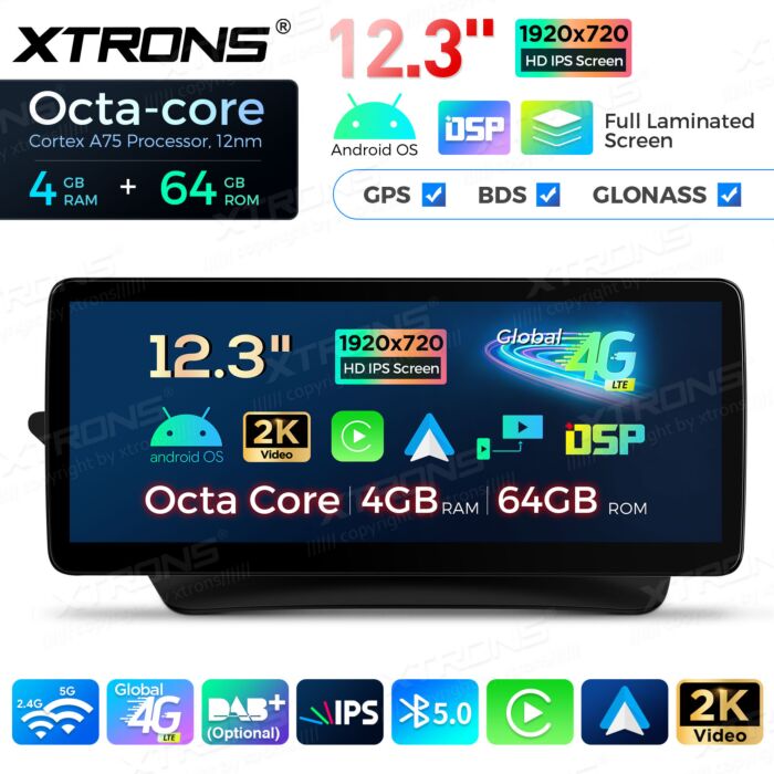 Autoradio Android da 10,25" per Mercedes-Benz Classe E | Apple CarPlay e Android Auto | QLM2240M12ECL
