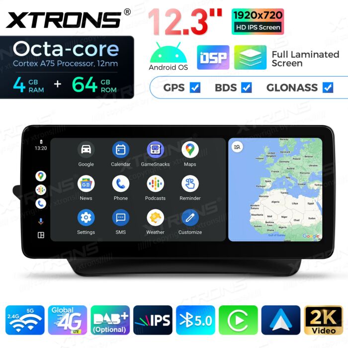 Autoradio Android da 10,25" per Mercedes-Benz Classe E | Apple CarPlay e Android Auto | QLM2240M12ECL