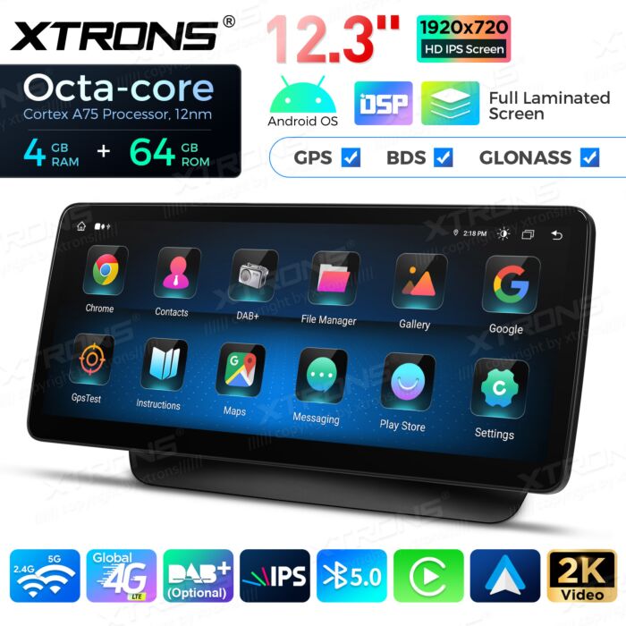 Autoradio Android da 10,25" per Mercedes-Benz Classe E | Apple CarPlay e Android Auto | QLM2240M12ECL