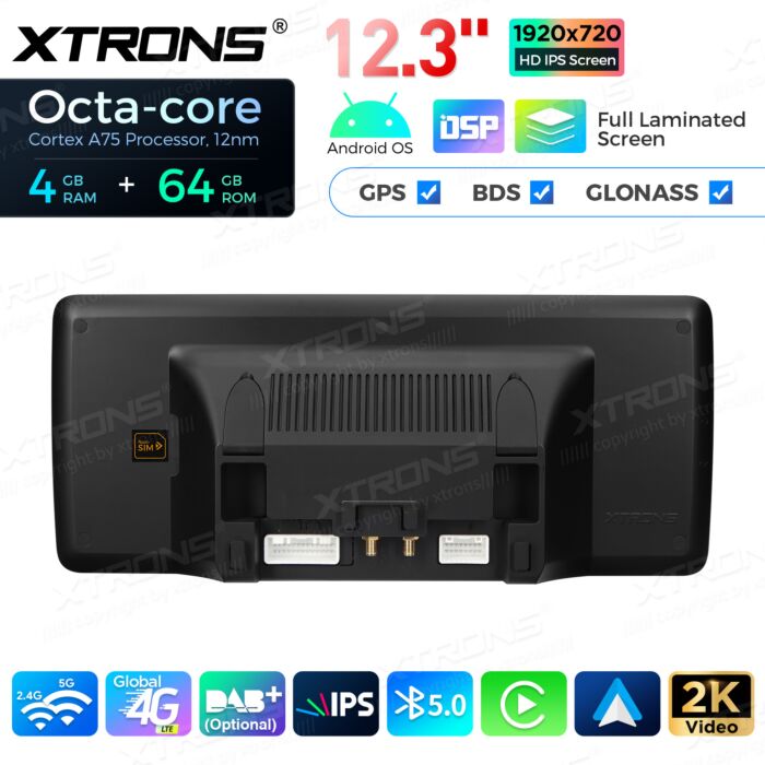 Autoradio Android da 12,3" per Mercedes-Benz Classe E | Apple CarPlay e Android Auto QLM2245M12ECL