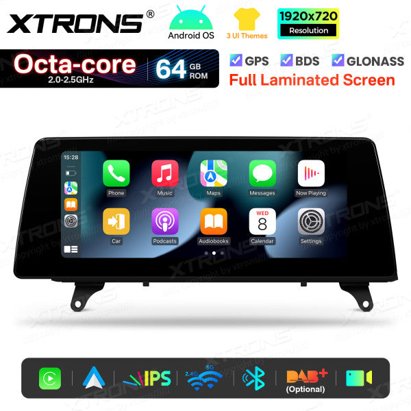 BMW X5 E70 X6 E71 CCC/CIC 10,25'' Android OS  8 Core 2+64GB 4G LTE CarPlay Android Auto DSP  QTB10X5CCL
